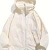 Women's Lightweight Breathable Hooded Sun Protection Jacket, Outdoor Casual Solid Color Beach Cover Up Coat
