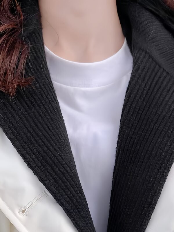 Over The Knee Long Puffer Coat, Thickened Warm Winter Hooded Jacket, Women's Clothing