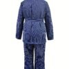 Plaid Pattern Elegant Two-piece Set, Long Sleeve Open Front Tops & Wide Leg Pants Outfits, Women's Clothing