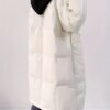 Over The Knee Long Puffer Coat, Thickened Warm Winter Hooded Jacket, Women's Clothing