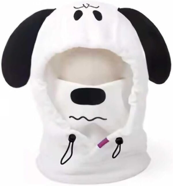 Cute Animal Ski Balaclava Plush Snowboard Face Warmer Mask Winter Snow Sports Accessories Hat Kawaii Snowboard Gear