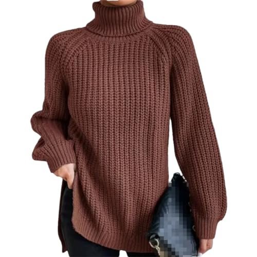 41Ac9aYHXBL.jpg Turtleneck Fashion Women Sweater Knitted Slim Top Fashion Leisure Sweaters Ladies Pullovers Knitwear