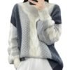 Women Winter Sweater Thick O-Neck Pullover Merino Wool Fashion Female Cashmere Knitwear Tops