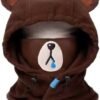 Cute Animal Ski Balaclava Plush Snowboard Face Warmer Mask Winter Snow Sports Accessories Hat Kawaii Snowboard Gear