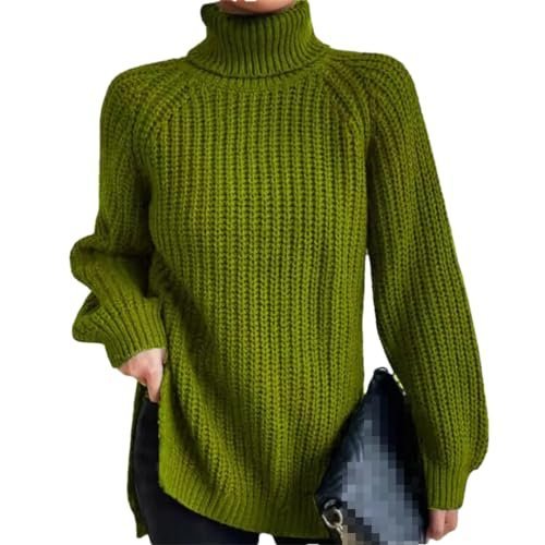 41lQzBU0d3L.jpg Turtleneck Fashion Women Sweater Knitted Slim Top Fashion Leisure Sweaters Ladies Pullovers Knitwear