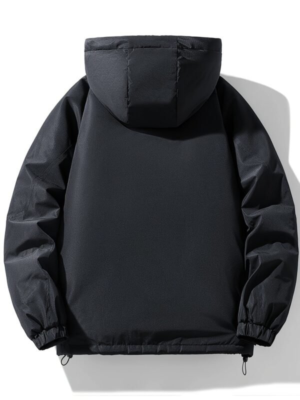 Color Block Trendy Winter Outdoor Sports Jacket, Waterproof Windproof Spliced Hooded Warm Coat, Women's Clothing