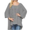 Fall Sweater Women's Knitwear Crewneck Long Sleevel Shawl Cape Sweater 2023 Fashion Pullover Sweater