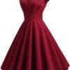 Women's Dress The Population Sexy Solid Color V-Neck Short Sleeve Dress Evening Prom Cocktail Dresses, S-2XL
