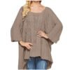 Fall Sweater Women's Knitwear Crewneck Long Sleevel Shawl Cape Sweater 2023 Fashion Pullover Sweater