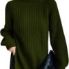61Z0fnjCCrL._AC_SL1080.jpg Turtleneck Fashion Women Sweater Knitted Slim Top Fashion Leisure Sweaters Ladies Pullovers Knitwear