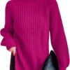 61Zul2rJ4vL._AC_SL1080.jpg Turtleneck Fashion Women Sweater Knitted Slim Top Fashion Leisure Sweaters Ladies Pullovers Knitwear