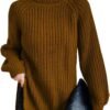 61d78RmNmyL._AC_SL1080.jpg Turtleneck Fashion Women Sweater Knitted Slim Top Fashion Leisure Sweaters Ladies Pullovers Knitwear