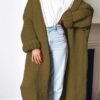 71EXRQ69y0L._AC_SL1440.jpg Fashion Women Sweaters Autumn Winter Solid Knitted Cardigan Medium Long Sweater Coat Women Knitwears