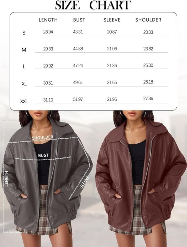 71ar4oeWMYL._AC_SL1500.jpg Trendy Queen Women's Leather Jackets Oversized Faux Motorcycle Plus Size Moto Biker Coat Fall Outfits Fashion Clothes 2023