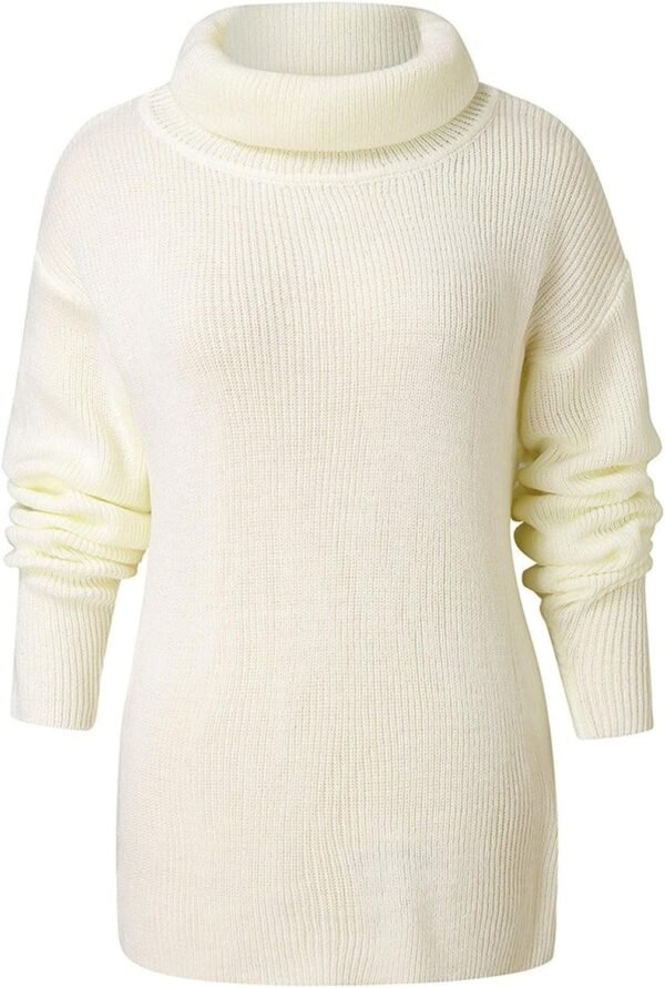 plus Size Fall Jackets for Women Women's Casual Solid Pocket Knitted O-Neck Shoulder Knitwear Sweater Fashion Top