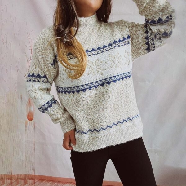 Women Knitwear Sweaters Thickened Long Sleeved Knitted Fall Winter Fashion 2023 Pullover Padded Lounge Crewneck Tops