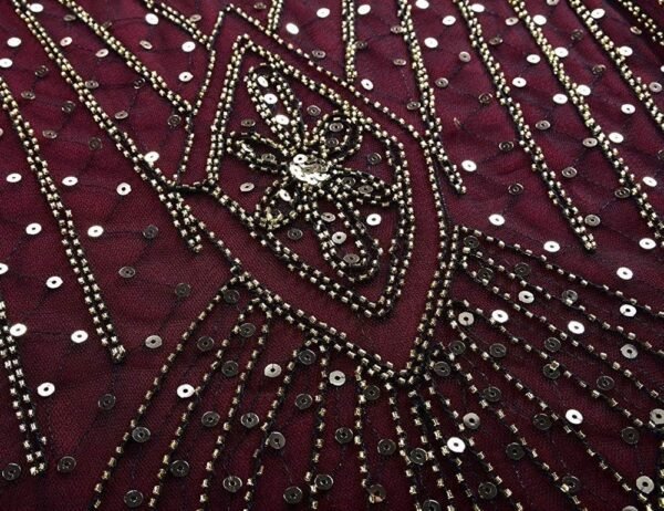 Women Evening Dress 1920s Flapper Cocktail Mermaid Plus Size Formal Gown with Long Gloves