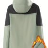 3-in-1 Color Block Warm Punch Jacket, Casual Waterproof Windproof Jacket, Removable Liner Hooded Ski Coat, Women's Outdoor Clothing