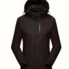 Women's 3-in-1 Outdoor Jacket - Waterproof, Windproof Hard Shell & Fleece Thermal Inner Jacket For Ultimate Warmth & Protection