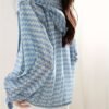 Allover Print Zipper Front Jacket, Casual Long Sleeve Drawstring Hooded Outwear For Spring & Fall, Women's Clothing