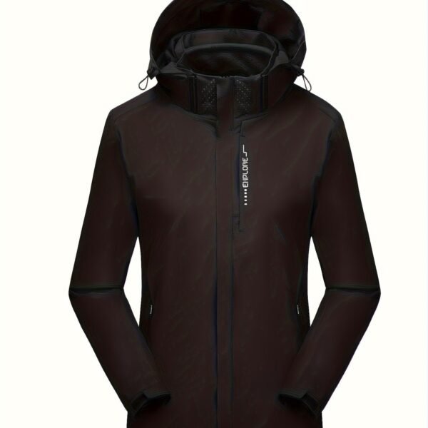 Women's 3-in-1 Outdoor Jacket - Waterproof, Windproof Hard Shell & Fleece Thermal Inner Jacket For Ultimate Warmth & Protection